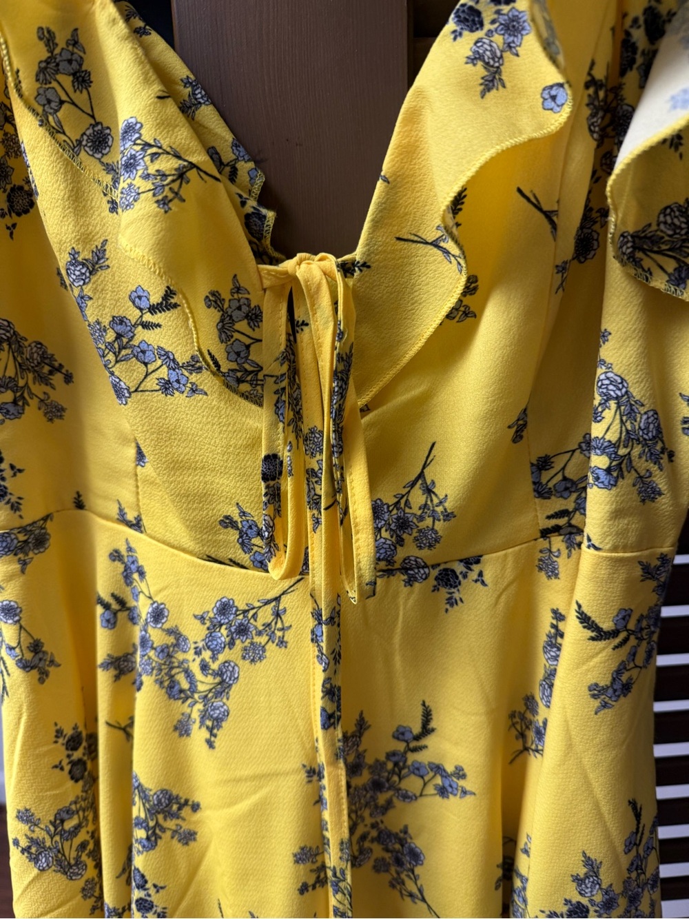 Hello Molly Ruffle Dress Yellow - Picture 2 of 4